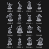 The Unseeing Holy Paladin Order Miniature for Dungeons and Dragons, Pathfinder or other TTRPGs