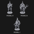 Hammer Gripping Human Gladiators Miniature for Dungeons and Dragons, Pathfinder or other TTRPGs