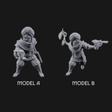 Weird War Desert Sikh Raiders Miniature for Dungeons and Dragons, Pathfinder or other TTRPGs