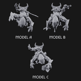 Storming Forward Dwarf Siege Troops Miniature for Dungeons and Dragons, Pathfinder or other TTRPGs