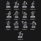 The Skull Shell Tribe Miniature for Dungeons and Dragons, Pathfinder or other TTRPGs
