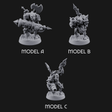 Disfigured Human Carriers Miniature for Dungeons and Dragons, Pathfinder or other TTRPGs