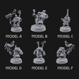 Clicking and Whirring Dwarf Artificers Miniature for Dungeons and Dragons, Pathfinder or other TTRPGs