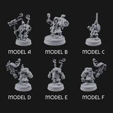 Clicking and Whirring Dwarf Artificers Miniature for Dungeons and Dragons, Pathfinder or other TTRPGs