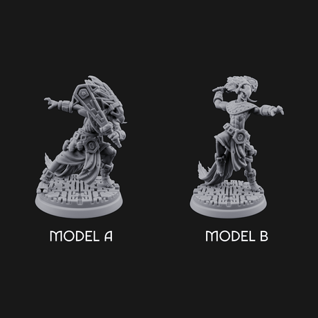 Aztec Inspired Stone-Fisted Hobgoblin Fighter Miniature for Dungeons and Dragons, Pathfinder or other TTRPGs