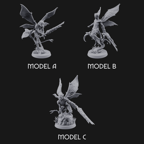 Zipping Around Sprite Thorn Knights Miniature for Dungeons and Dragons, Pathfinder or other TTRPGs