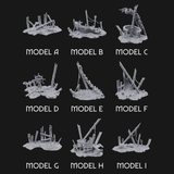 Sunken Seabed Debris Miniature for Dungeons and Dragons, Pathfinder or other TTRPGs