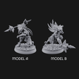 Aztec Inspired Spear Held High Hobgoblin Warrior Miniature for Dungeons and Dragons, Pathfinder or other TTRPGs