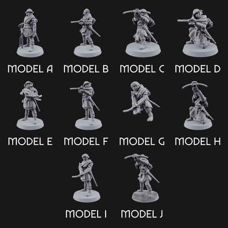 Shouldering The Load Human Crossbowwomen Miniature for Dungeons and Dragons, Pathfinder or other TTRPGs