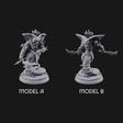 Spear Thrust Snarling Naga Warrior Miniature for Dungeons and Dragons, Pathfinder or other TTRPGs