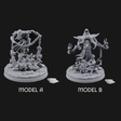 Chains Spread Wide Specter Warrior Miniature for Dungeons and Dragons, Pathfinder or other TTRPGs