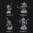 Horns Held High Demon Warlords Miniature for Dungeons and Dragons, Pathfinder or other TTRPGs