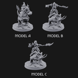 Tusks Raised Bellowing Triceratop Riding Dwarves Miniature for Dungeons and Dragons, Pathfinder or other TTRPGs