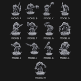 The Bloodhowl Gnolls Miniature for Dungeons and Dragons, Pathfinder or other TTRPGs