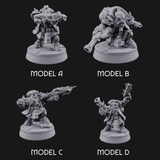 Ornately Overloaded Dwarf Arbalists Miniature for Dungeons and Dragons, Pathfinder or other TTRPGs