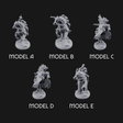 Ornate Saddle Towering Knight Rider Miniature for Dungeons and Dragons, Pathfinder or other TTRPGs