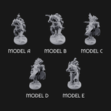 Ornate Saddle Towering Knight Rider Miniature for Dungeons and Dragons, Pathfinder or other TTRPGs