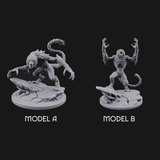 Snarling On Stone Barghest Beasts Miniature for Dungeons and Dragons, Pathfinder or other TTRPGs