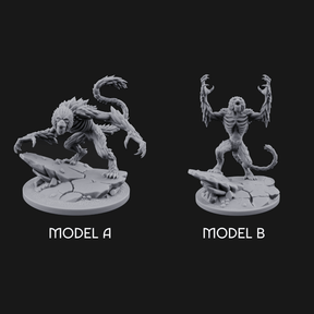 Snarling On Stone Barghest Beasts Miniature for Dungeons and Dragons, Pathfinder or other TTRPGs