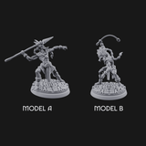 Aztec Inspired Spear Hobgoblin Warrior Miniature for Dungeons and Dragons, Pathfinder or other TTRPGs