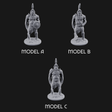 Sword Dragging Human Gladiators Miniature for Dungeons and Dragons, Pathfinder or other TTRPGs