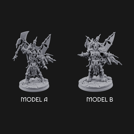 Standards Held Aloft Orc Bannermen Miniature for Dungeons and Dragons, Pathfinder or other TTRPGs