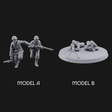 World War 2 Japanese LMG Teams Miniature for Dungeons and Dragons, Pathfinder or other TTRPGs