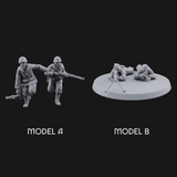 World War 2 Japanese LMG Teams Miniature for Dungeons and Dragons, Pathfinder or other TTRPGs