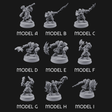 Smouldering Fire Dwarf Fighters Miniature for Dungeons and Dragons, Pathfinder or other TTRPGs