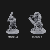 Shouldering The Cudgel Oni Brutes Miniature for Dungeons and Dragons, Pathfinder or other TTRPGs