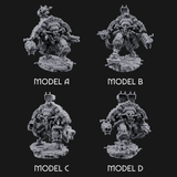 Junkyard Stomping Necrolinked Mechs Miniature for Dungeons and Dragons, Pathfinder or other TTRPGs