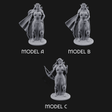 Cape Swishing Elf Rangers Miniature for Dungeons and Dragons, Pathfinder or other TTRPGs