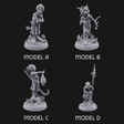Whispering Wickedness Human Cultist Miniature for Dungeons and Dragons, Pathfinder or other TTRPGs