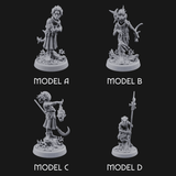 Whispering Wickedness Human Cultist Miniature for Dungeons and Dragons, Pathfinder or other TTRPGs