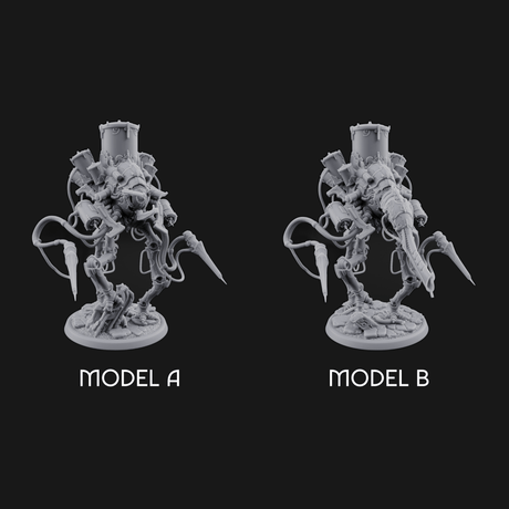 Tower Topped Tentacled Corpse Fleet Collectors Miniature for Dungeons and Dragons, Pathfinder or other TTRPGs