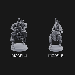 Weird War Japanese Walker Pilots Miniature for Dungeons and Dragons, Pathfinder or other TTRPGs