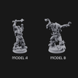 Triumphant Axed Orc Rangers Miniature for Dungeons and Dragons, Pathfinder or other TTRPGs