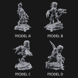 Junk Hoarding Necrolinked Wights Miniature for Dungeons and Dragons, Pathfinder or other TTRPGs