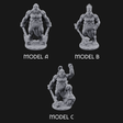Dragging The Cleavers Orc Warriors Miniature for Dungeons and Dragons, Pathfinder or other TTRPGs