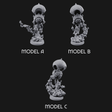 Floating Above Dwarf Bombardiers Miniature for Dungeons and Dragons, Pathfinder or other TTRPGs