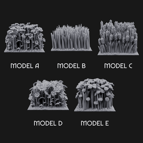 Cultivated Wildflower Meadows Miniature for Dungeons and Dragons, Pathfinder or other TTRPGs