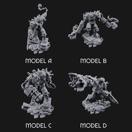Stitched Together Wrong Necrolinked Wights Miniature for Dungeons and Dragons, Pathfinder or other TTRPGs