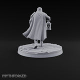Holding the Line Human Guard B Miniature for Dungeons and Dragons, Pathfinder or other TTRPGs