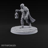 Holding the Line Human Guard B Miniature for Dungeons and Dragons, Pathfinder or other TTRPGs