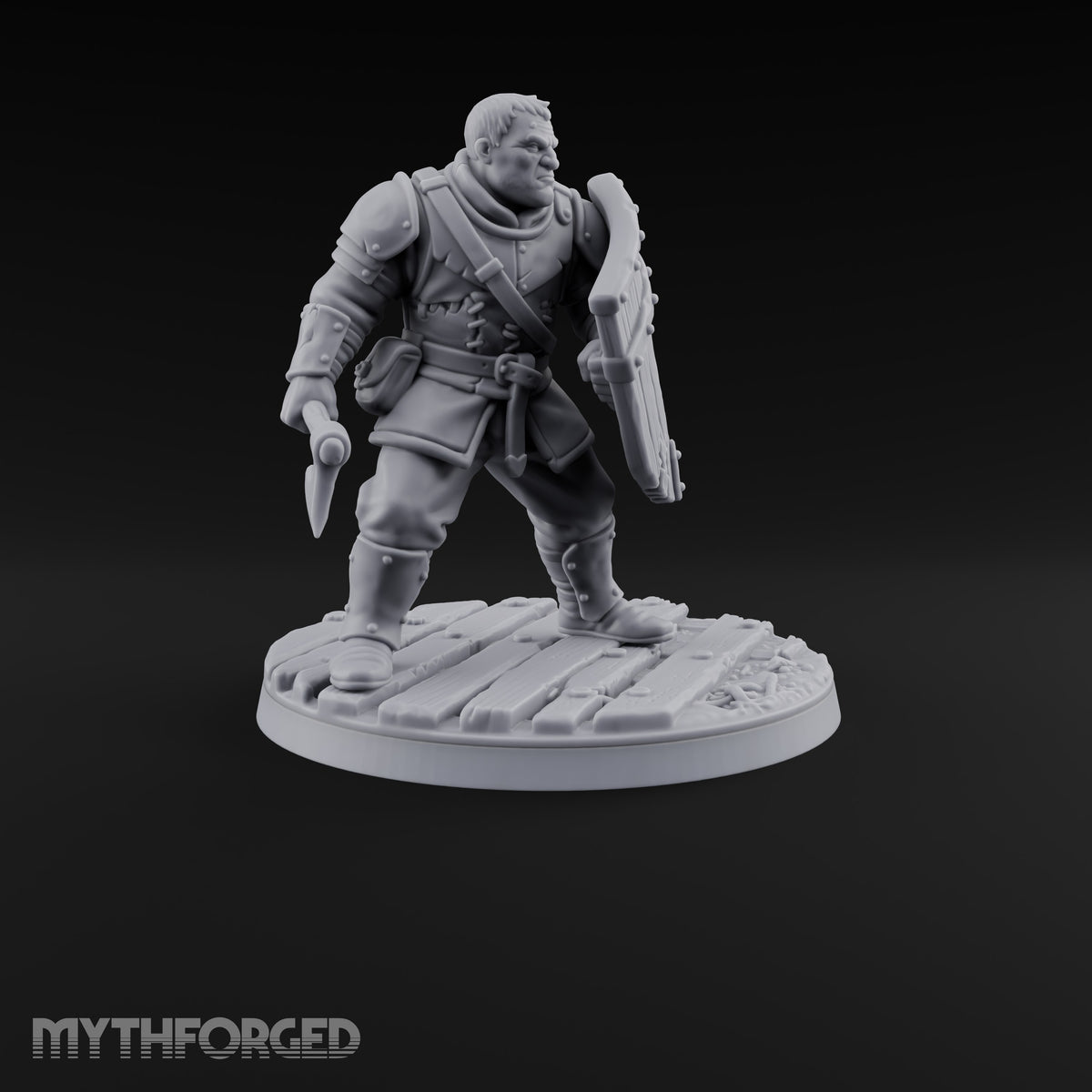 Holding the Line Human Guards — with shield and axe
