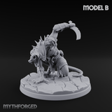Staff Wielding Fangs Ratfolk Miniature for Dungeons and Dragons, Pathfinder or other TTRPGs