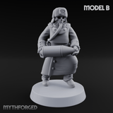Munitions Running Human Guardsmen Miniature for Dungeons and Dragons, Pathfinder or other TTRPGs