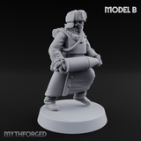 Munitions Running Human Guardsmen Miniature for Dungeons and Dragons, Pathfinder or other TTRPGs