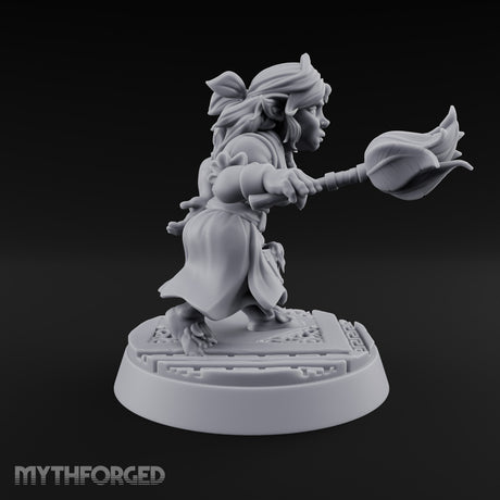 Dues Collected, Tea Poured Human and Halfling Guild Staff — D