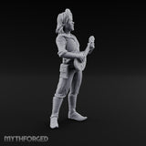 Guitar Shredding Human Bard Miniature for Dungeons and Dragons, Pathfinder or other TTRPGs